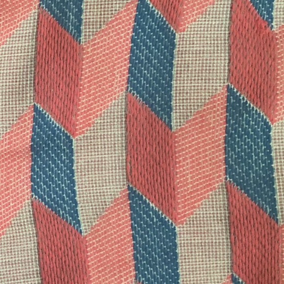 New Without Tag LOFT Dress Shorts Pink Blue Size 6 - Picture 2 of 2